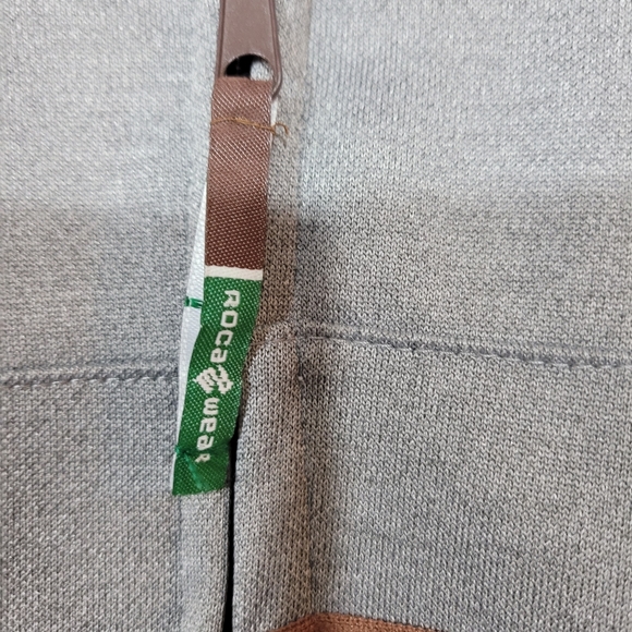 Chocolate and grey Rocawear Track jacket sm - Picture 10 of 11